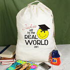 Off to the Real World Personalized Laundry Bag